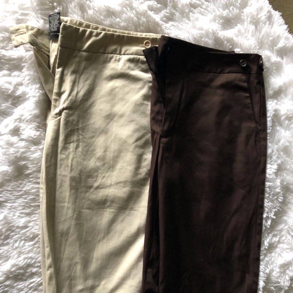 Two pairs Mossimo stretch bermuda shorts